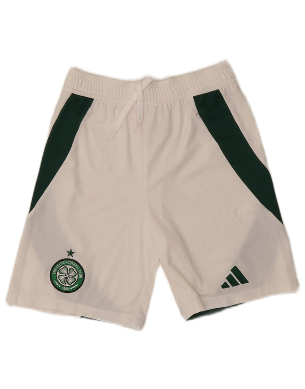 Adidas meninos Boston Celtics Sport Shorts 13-14 anos branco colorblock