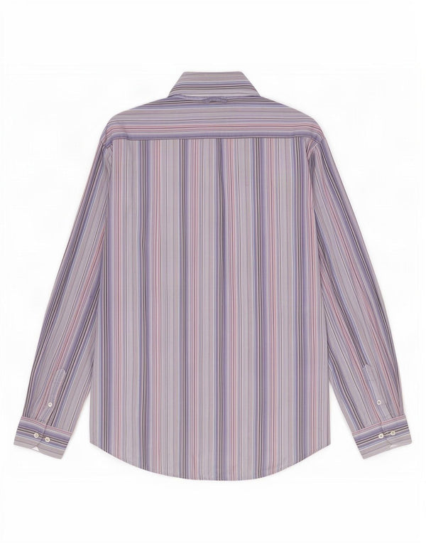 Camisa masculina Tommy Hilfiger XL listrada azul algodão