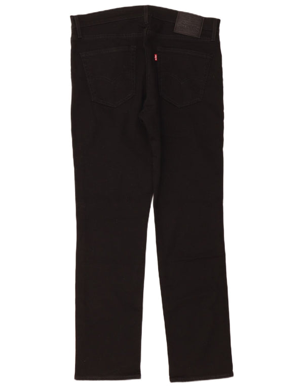 LEVI'S Masculino 511 Slim Jeans W36 L32 Algodão Preto