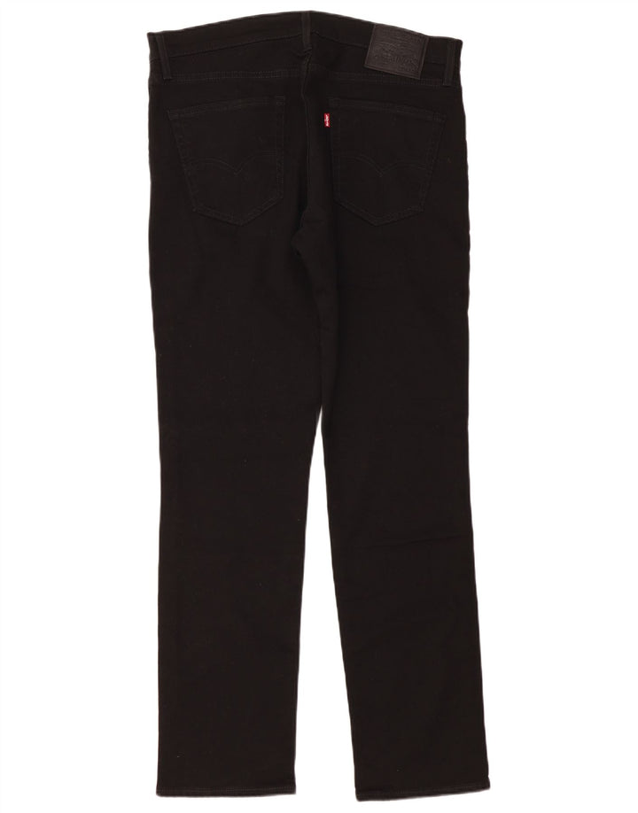 LEVI'S Masculino 511 Slim Jeans W36 L32 Algodão Preto