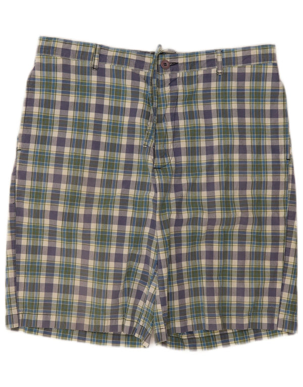 Shorts Chino Regular Masculino Woolrich W38 XL Algodão Xadrez Multicolorido