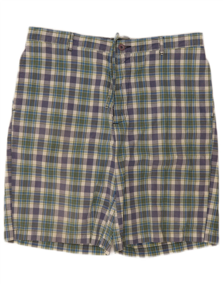 Shorts Chino Regular Masculino Woolrich W38 XL Algodão Xadrez Multicolorido