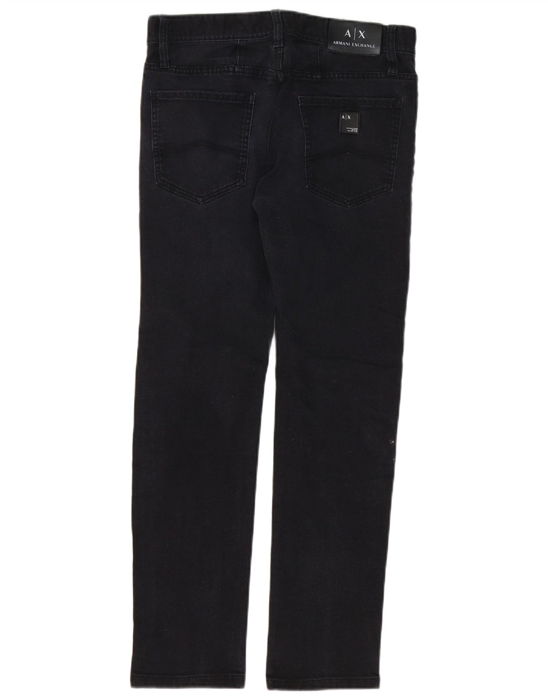 Calça jeans feminina Armani Exchange W31 L29 algodão preto