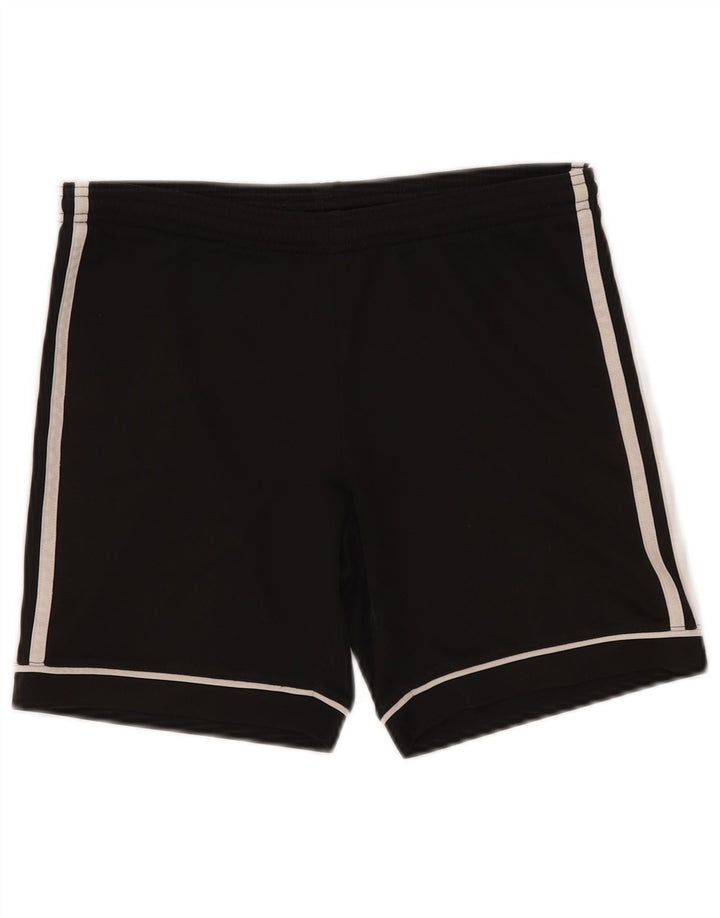 Shorts esportivos Adidas Boys Climalite 11-12 anos preto poliéster