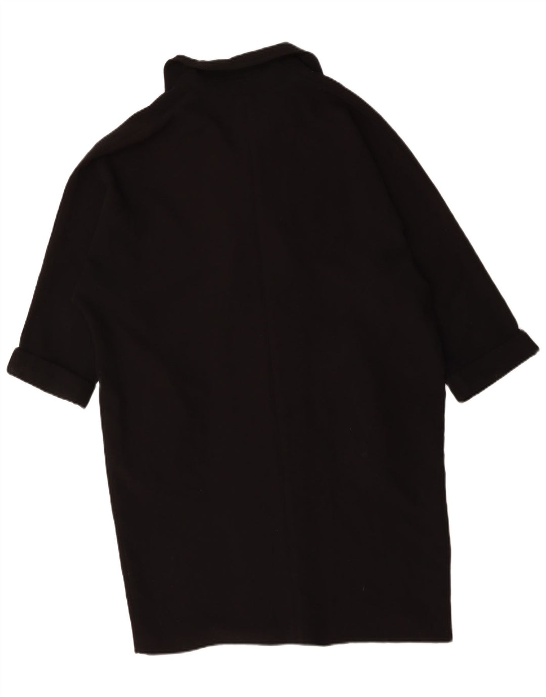Sobretudo oversized feminino Topshop UK 14 grande poliéster preto