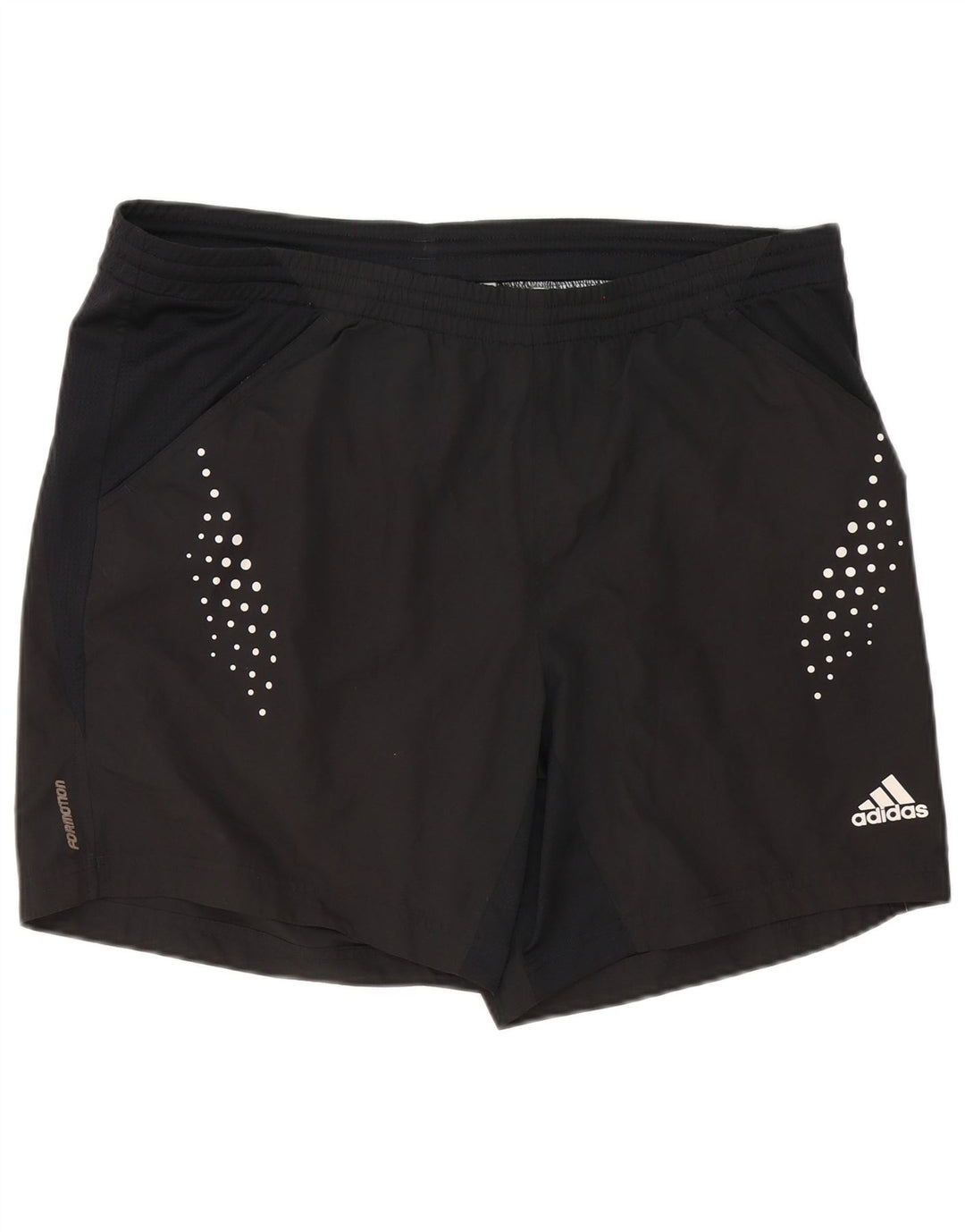 Adidas Masculino Clima 365 Sport Shorts Grande Poliéster Manchado Preto