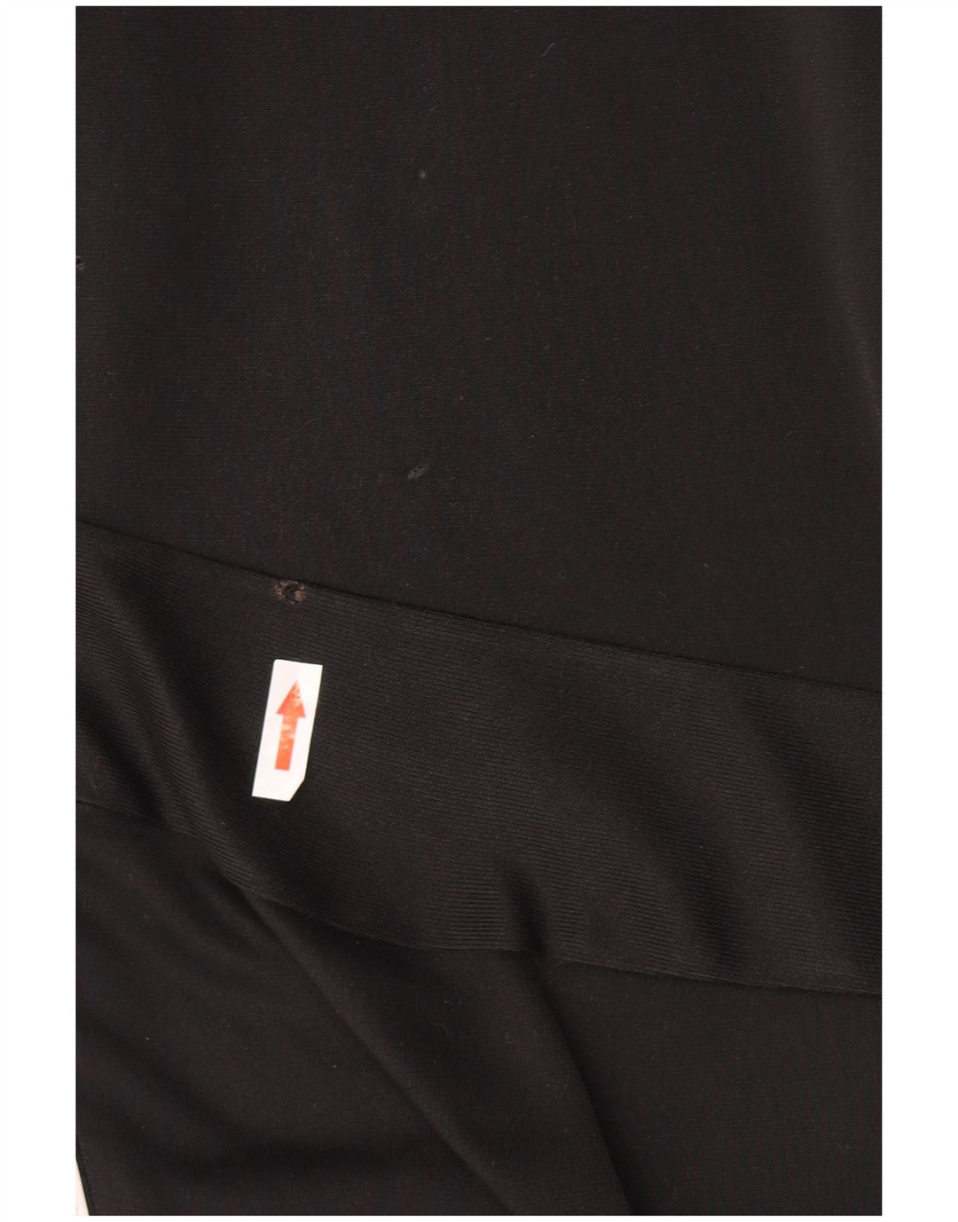 Calça de treino masculina Adidas grande poliéster espinha de peixe preto