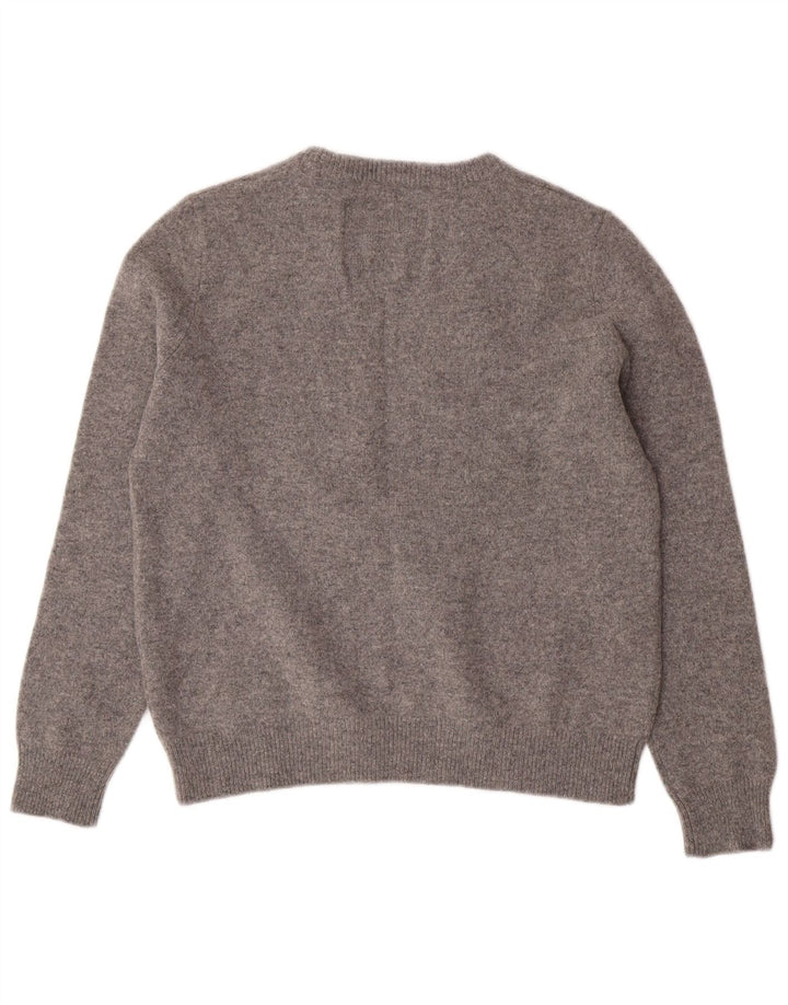 Suéter feminino com gola redonda JACK WILLS 13-14 anos cinza