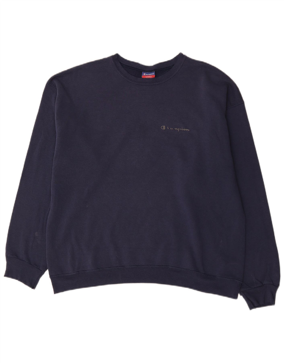 Champion moletom masculino jumper XL azul marinho algodão
