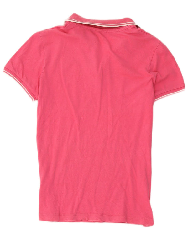 Camisa polo feminina Lotto UK 14 grande rosa