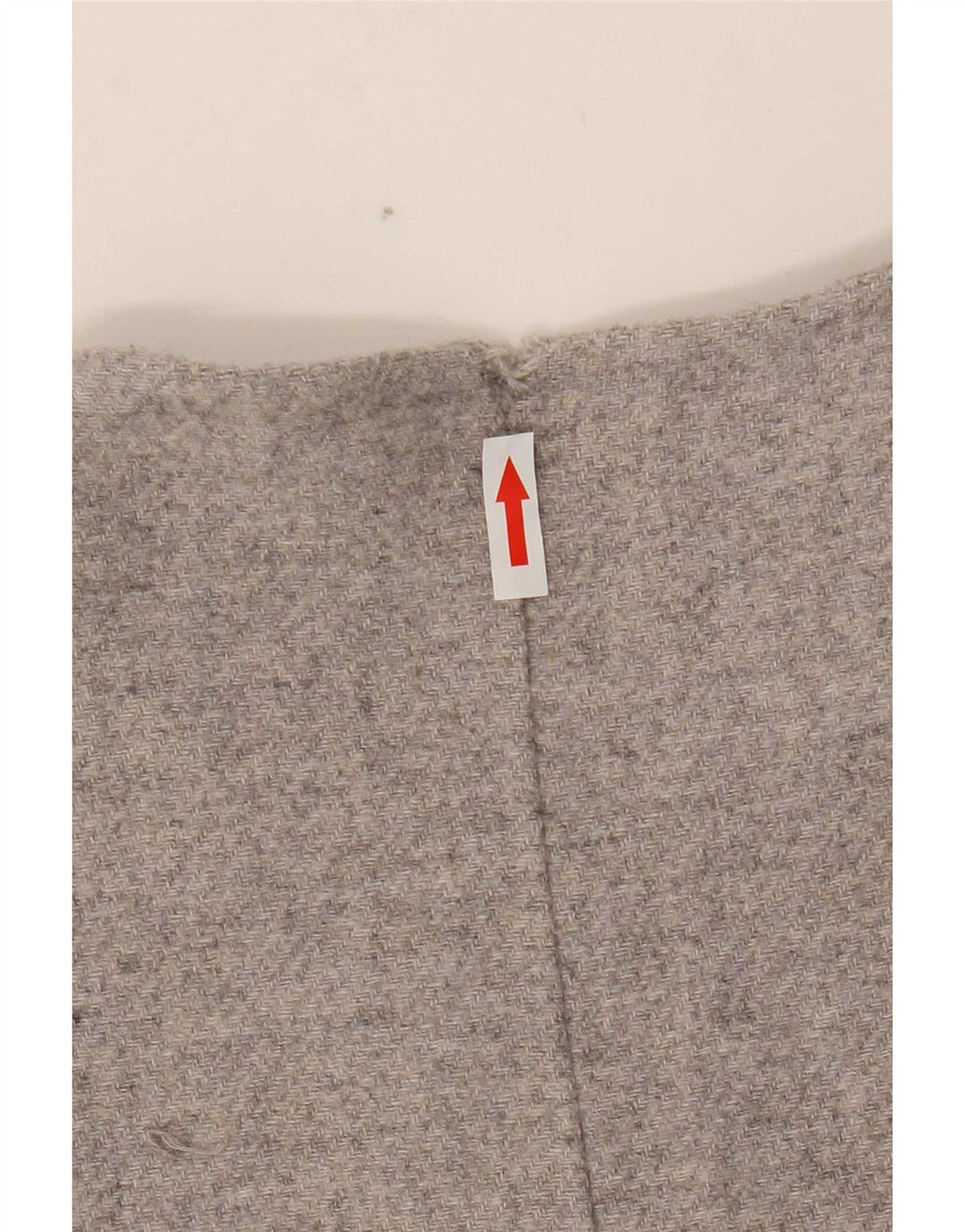 Sobretudo feminino Zara manga 3/4 oversized Reino Unido 10 lã cinza pequena