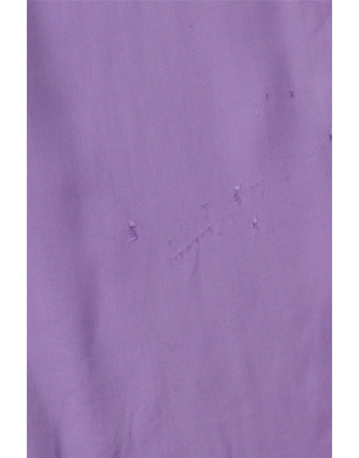 Camisa oversized feminina MASSIMO DUTTI EU 38 pequena viscose roxa