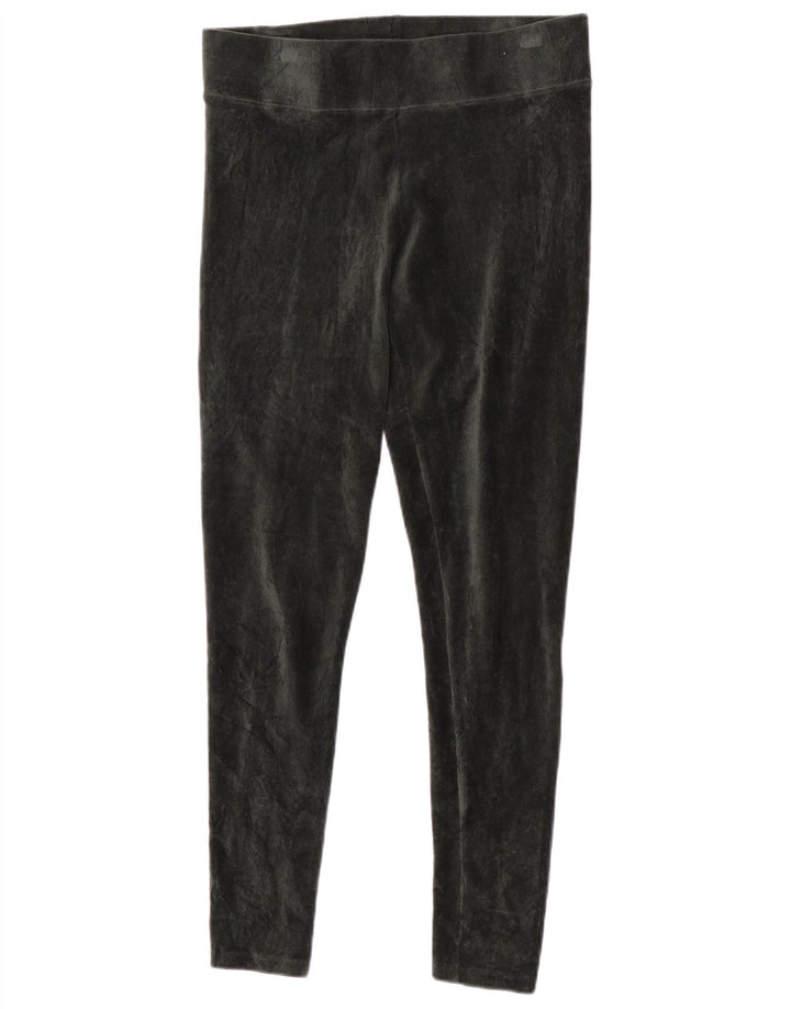 Leggings femininos Marks & Spencer Reino Unido 12 algodão verde médio