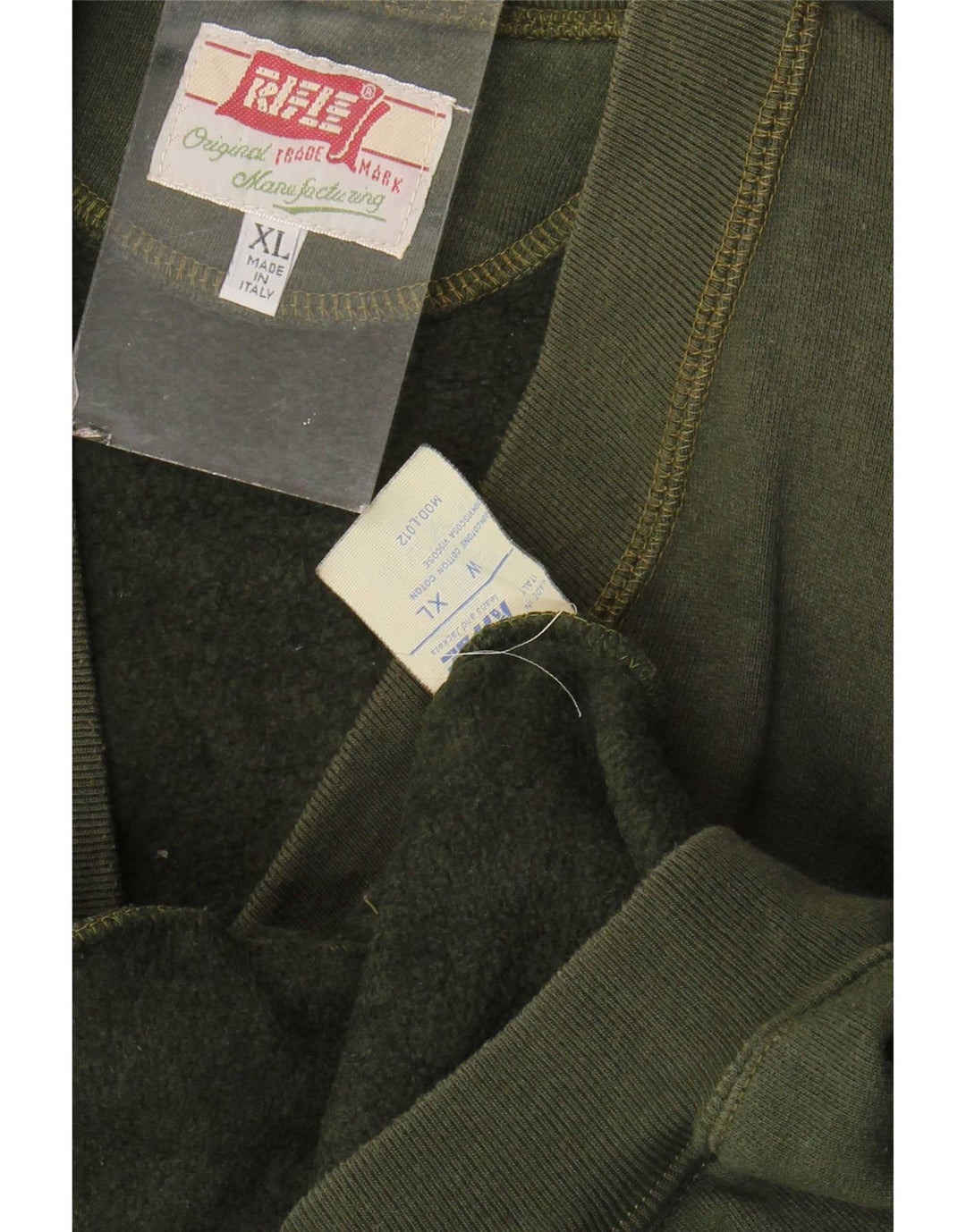 Rifle Suéter Cardigan Masculino XL Algodão Cáqui