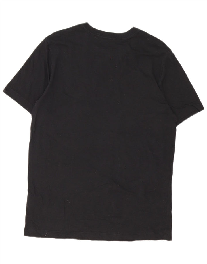 Camiseta gráfica masculina Nike grande algodão preto