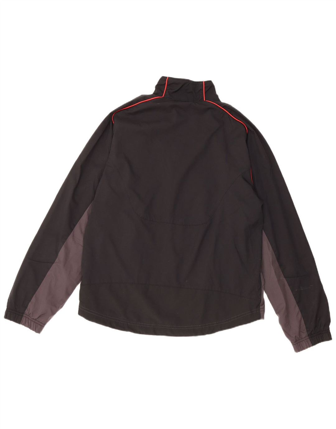 Nike Mens Tracksuit Top Jacket UK 35/37 Small Grey Colourblock Poliéster