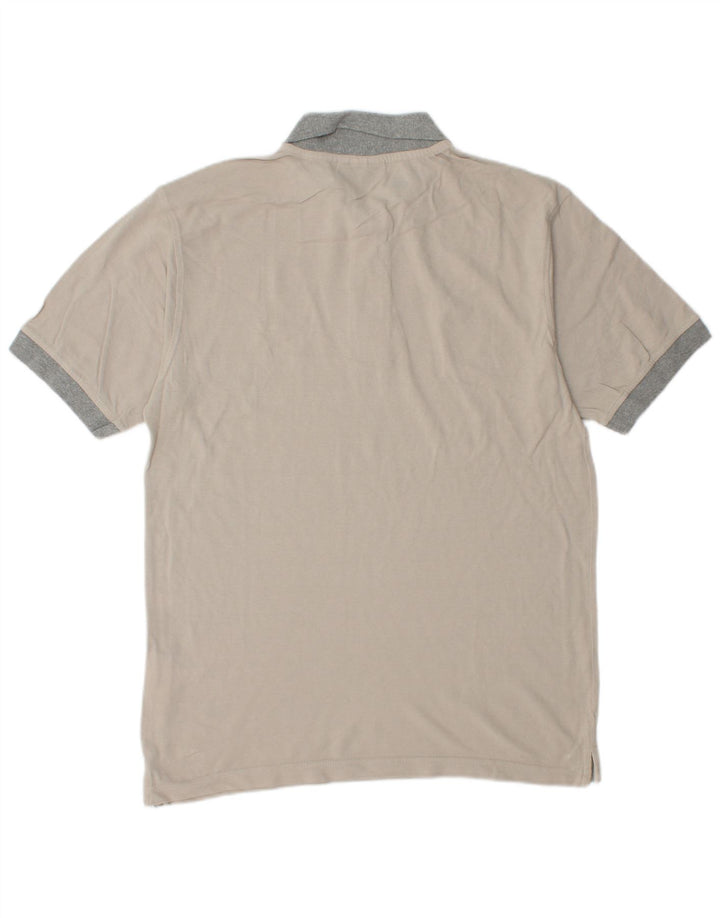 Camisa polo masculina LOTTO grande algodão cinza
