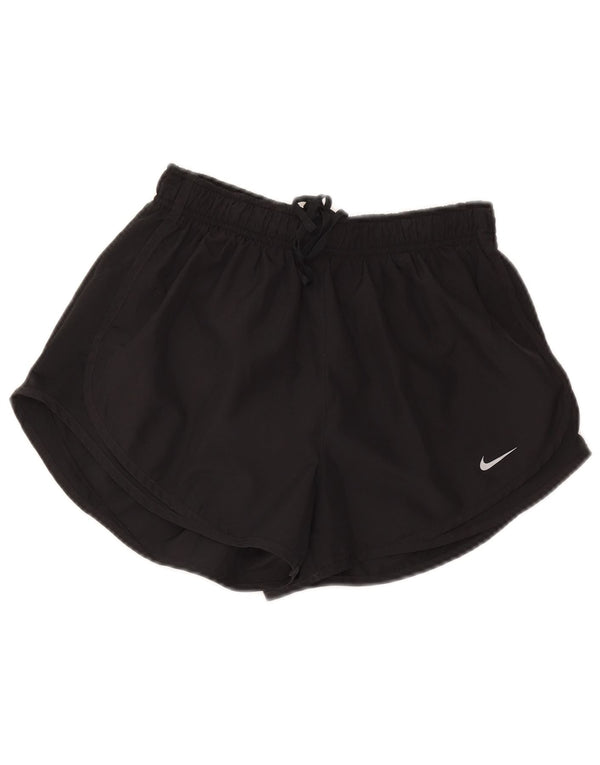 Shorts esportivo Nike Dri Fit feminino UK 12 médio preto