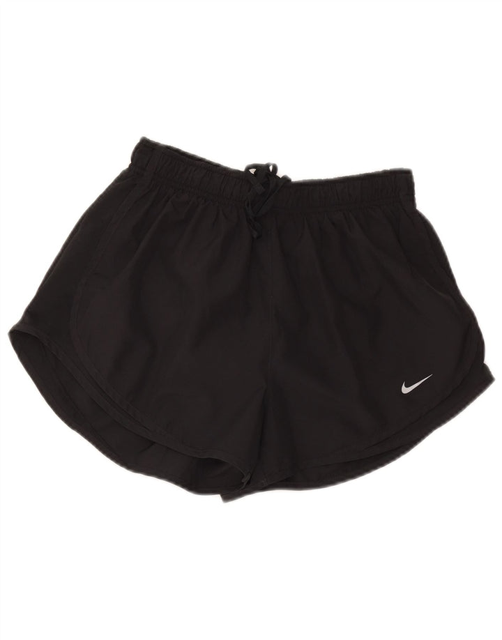 Shorts esportivo Nike Dri Fit feminino UK 12 médio preto