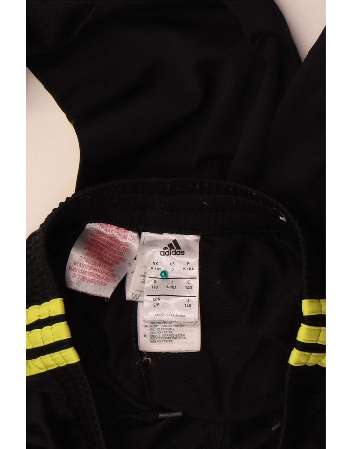 Calças de treino Adidas meninos 9-10 anos poliéster preto