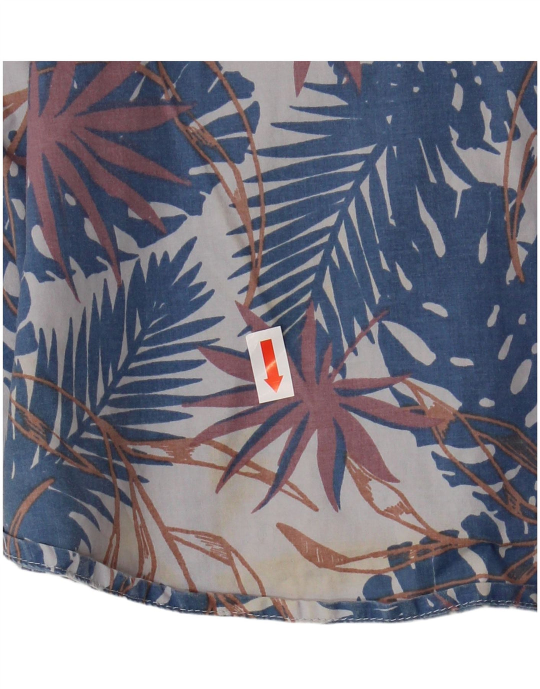 Camisa masculina BENETTON média multicolorida floral