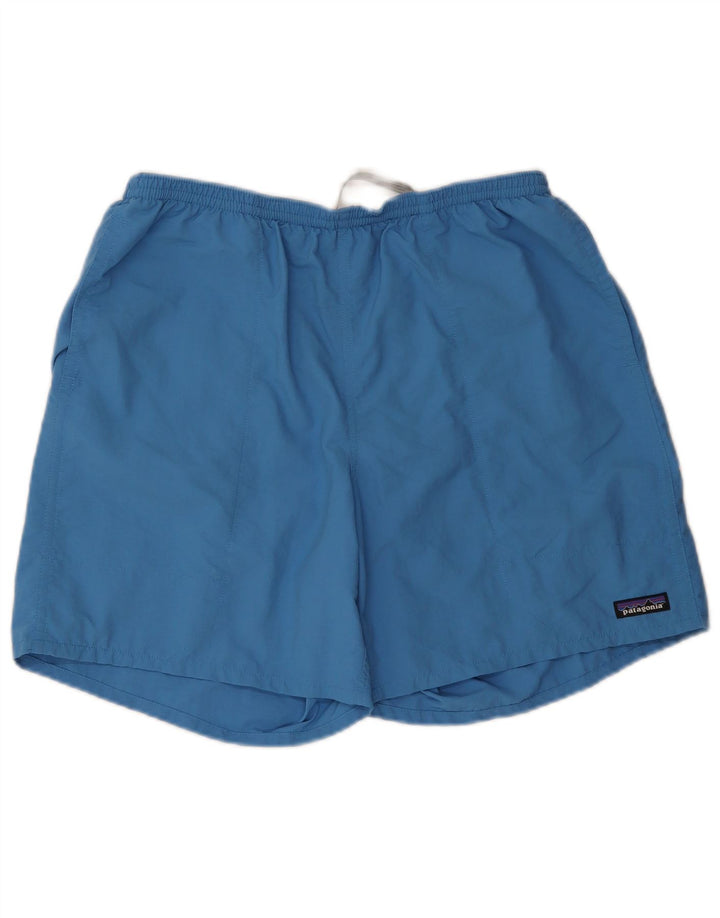 Shorts de banho masculino Patagonia grande azul