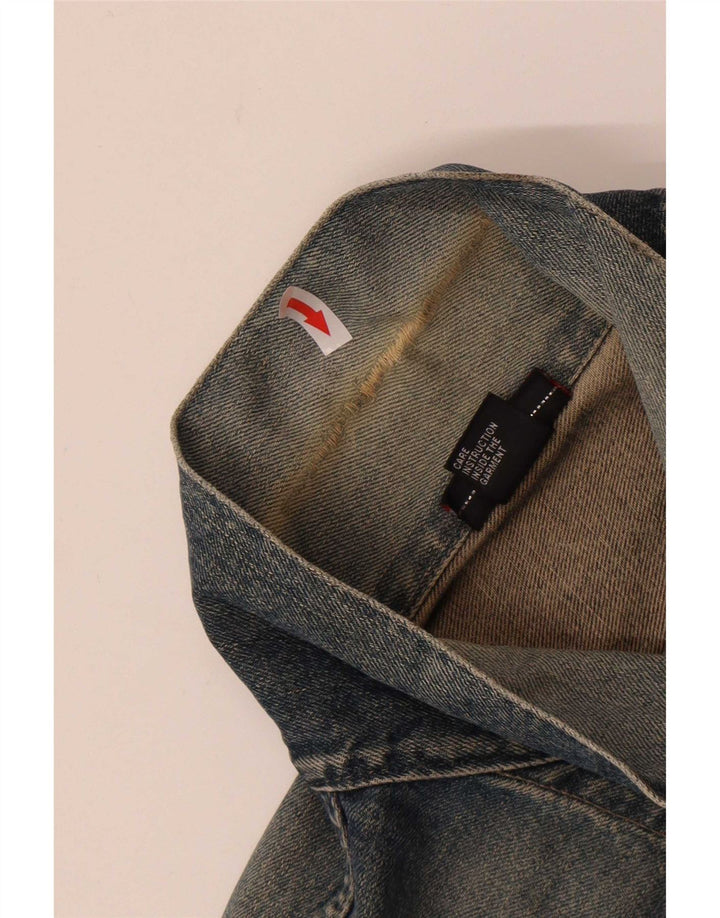 Jaqueta jeans masculina Diesel UK 38 algodão azul médio