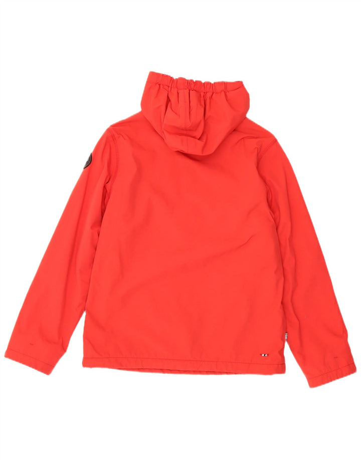 Jaqueta Napapijri Boys Geographic Graphic Anorak 13-14 Anos Vermelho Poliamida