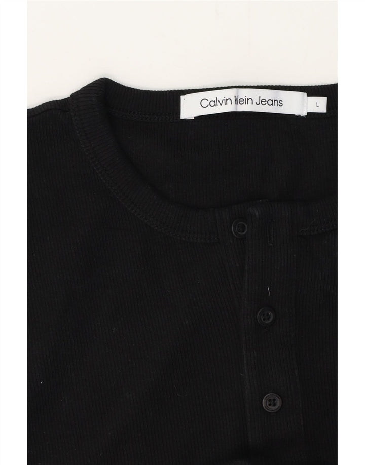 Camiseta masculina CALVIN KLEIN JEANS grande preta