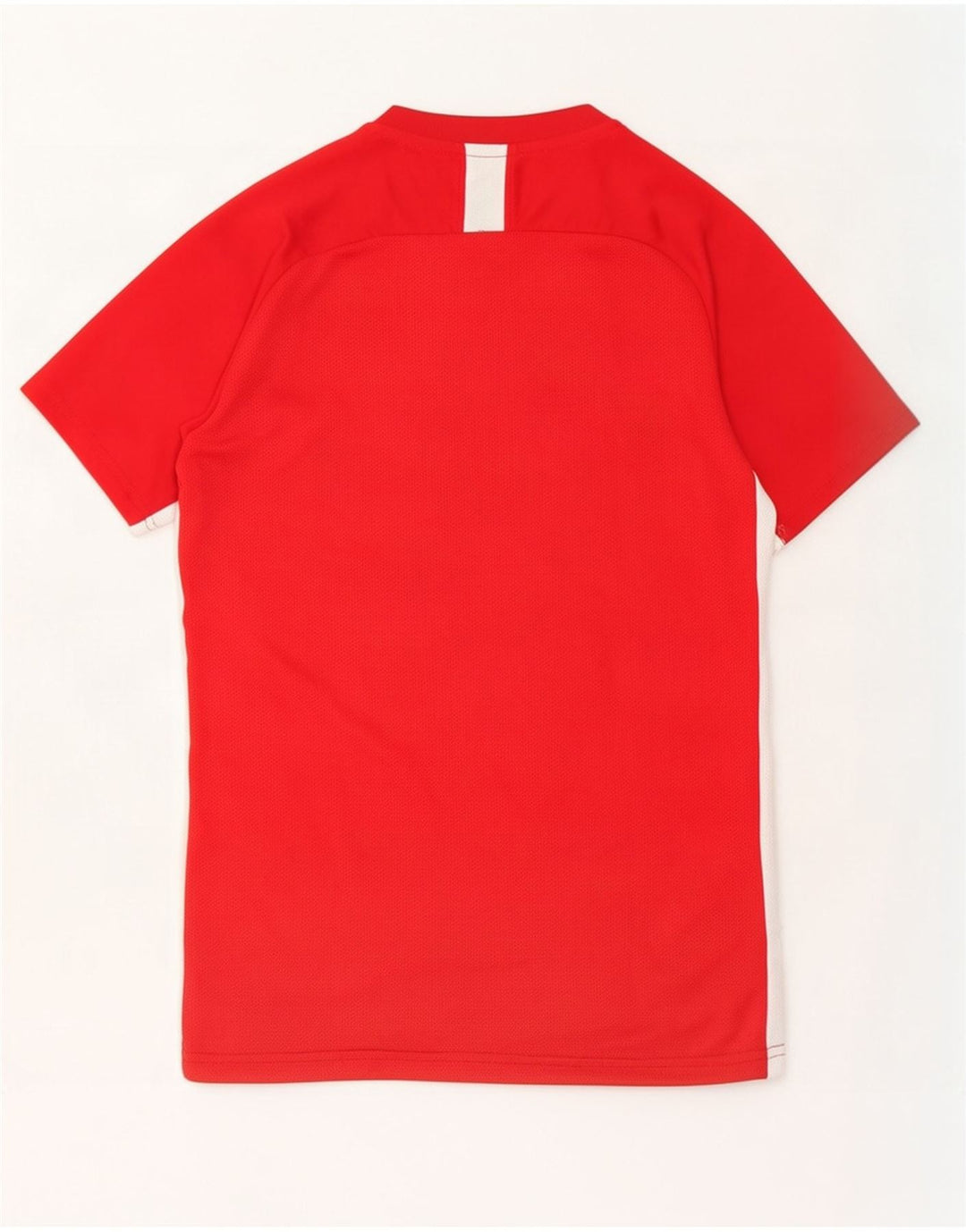 Camiseta Nike Masculina Dri Fit Top Pequeno Poliéster Colorblock Vermelho