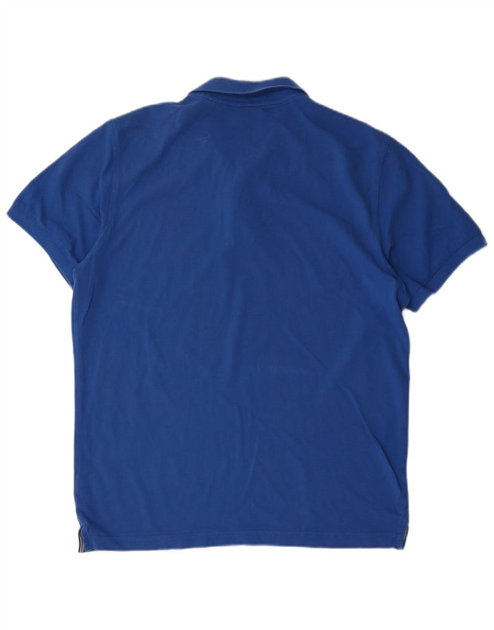 Camisa polo masculina Gant grande algodão azul