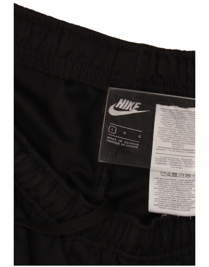 Calça de treino masculina Nike joggers grande poliéster preto