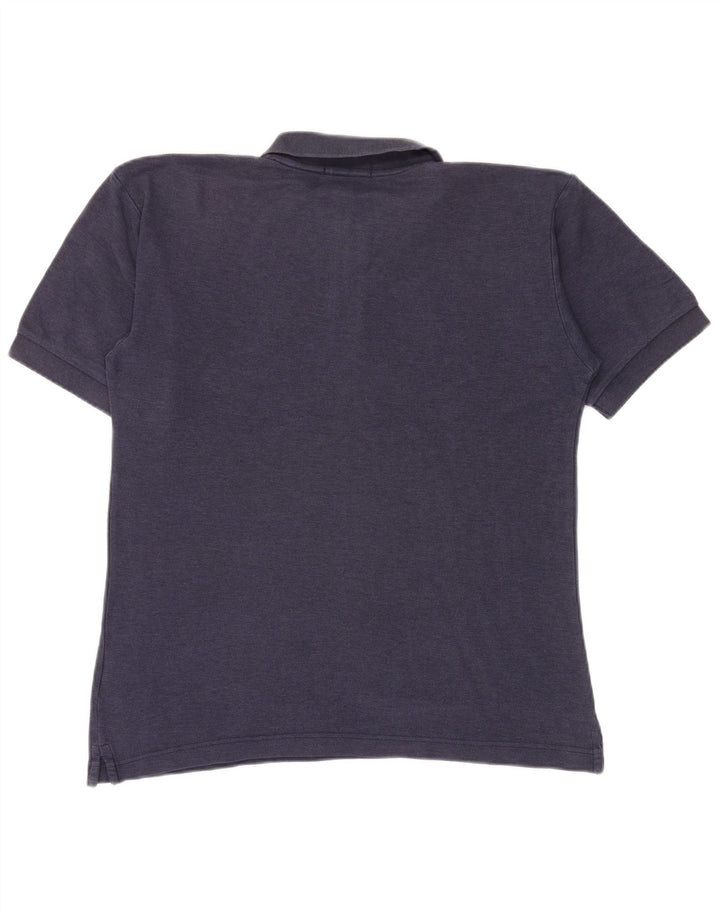 Camisa polo masculina Fila IT 46 pequena algodão azul marinho