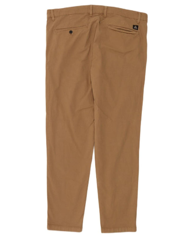 Zara Mens Slim Chino Calças EU 48 XL W38 L31 Bege