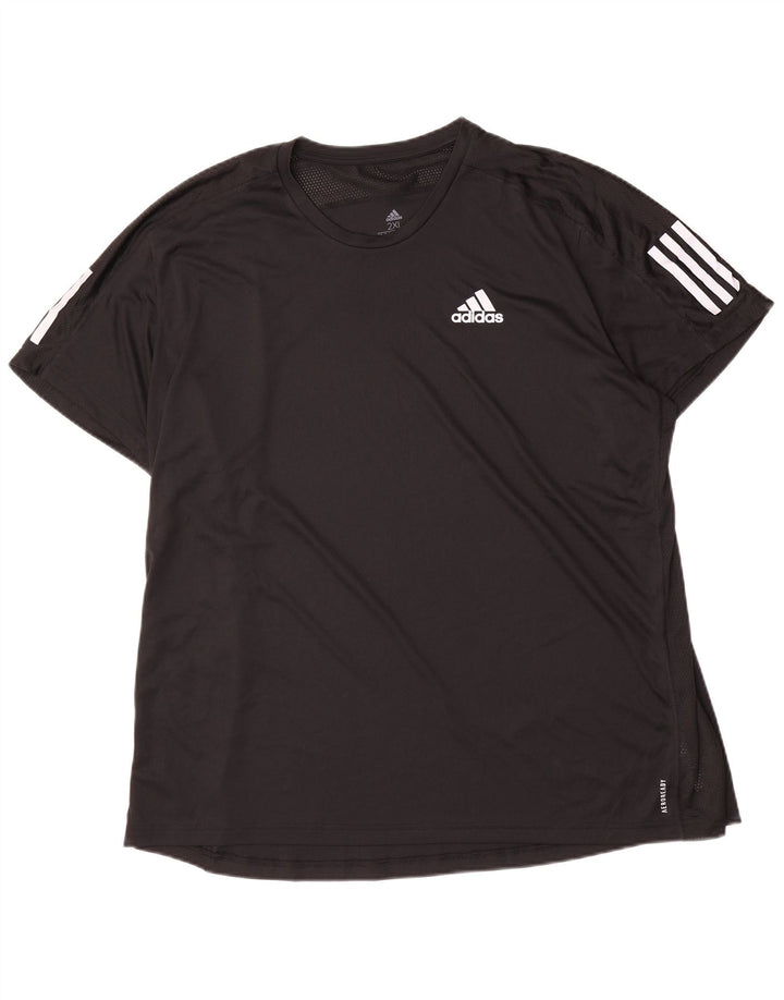 Camiseta Adidas Masculina Aeroready Top 2XL Poliéster Preto