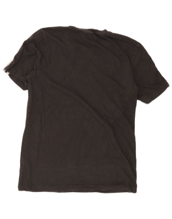 Adidas Mens Camiseta Top XS Algodão Preto
