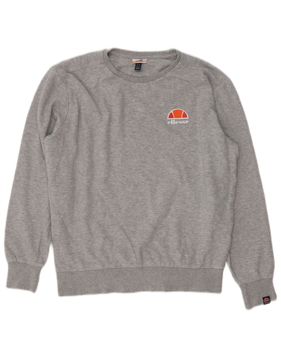 Ellesse moletom masculino jumper grande algodão cinza