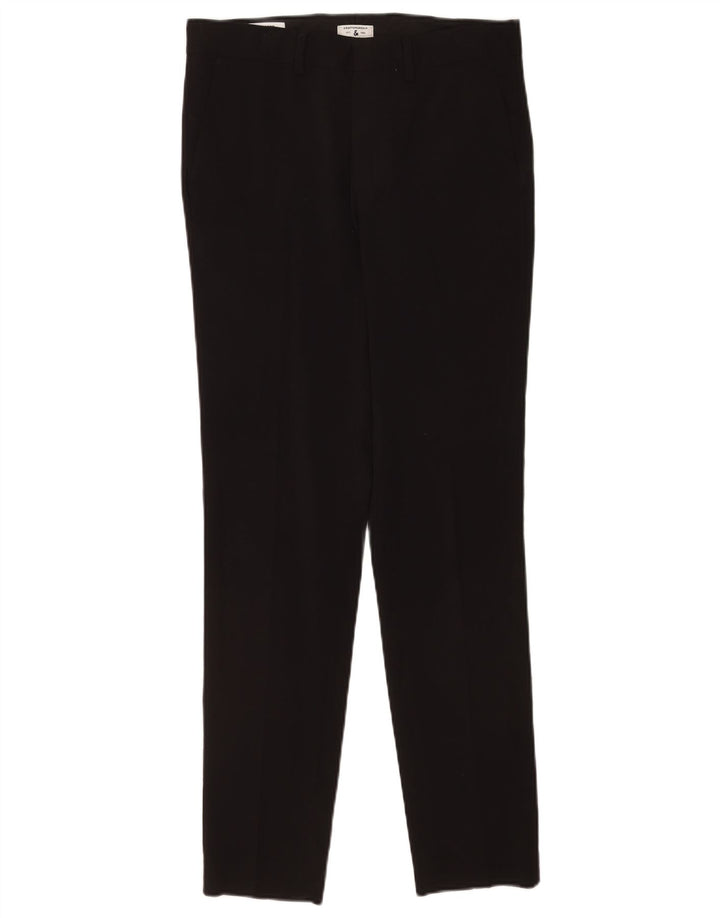 Calça Chino Masculina Slim Jack & Jones W30 L32 Poliéster Preto