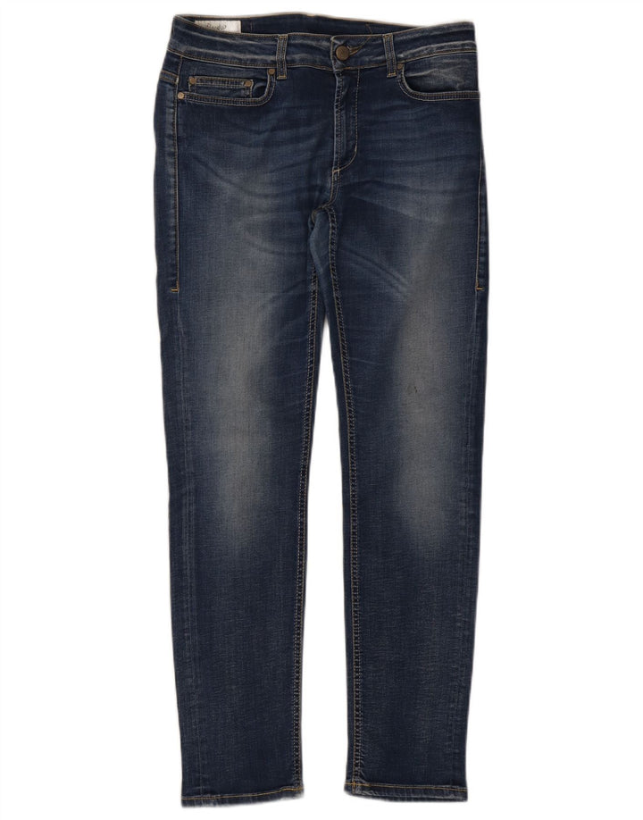 Dondup Jeans Slim Feminino W31 L29 Azul Algodão