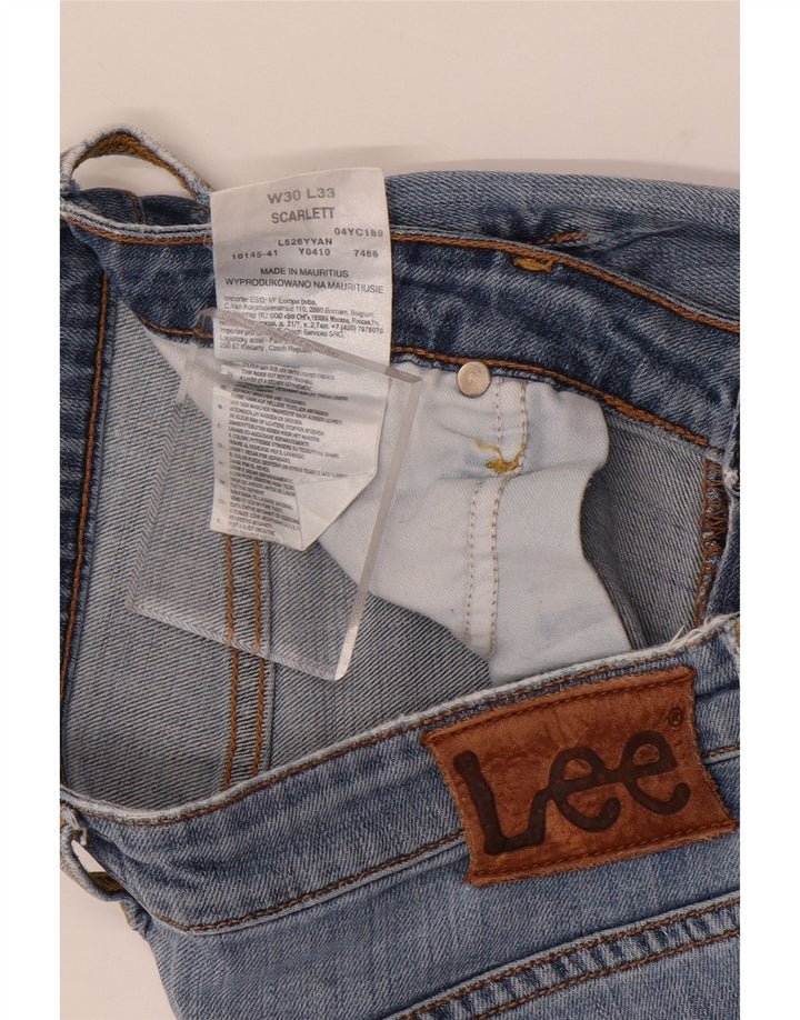 Lee Mens Scarlett Slim Jeans W30 L30 Azul Algodão