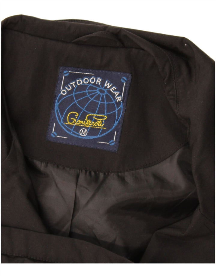 Trench Coat Feminino Gioni Feroti UK 14 Médio Preto