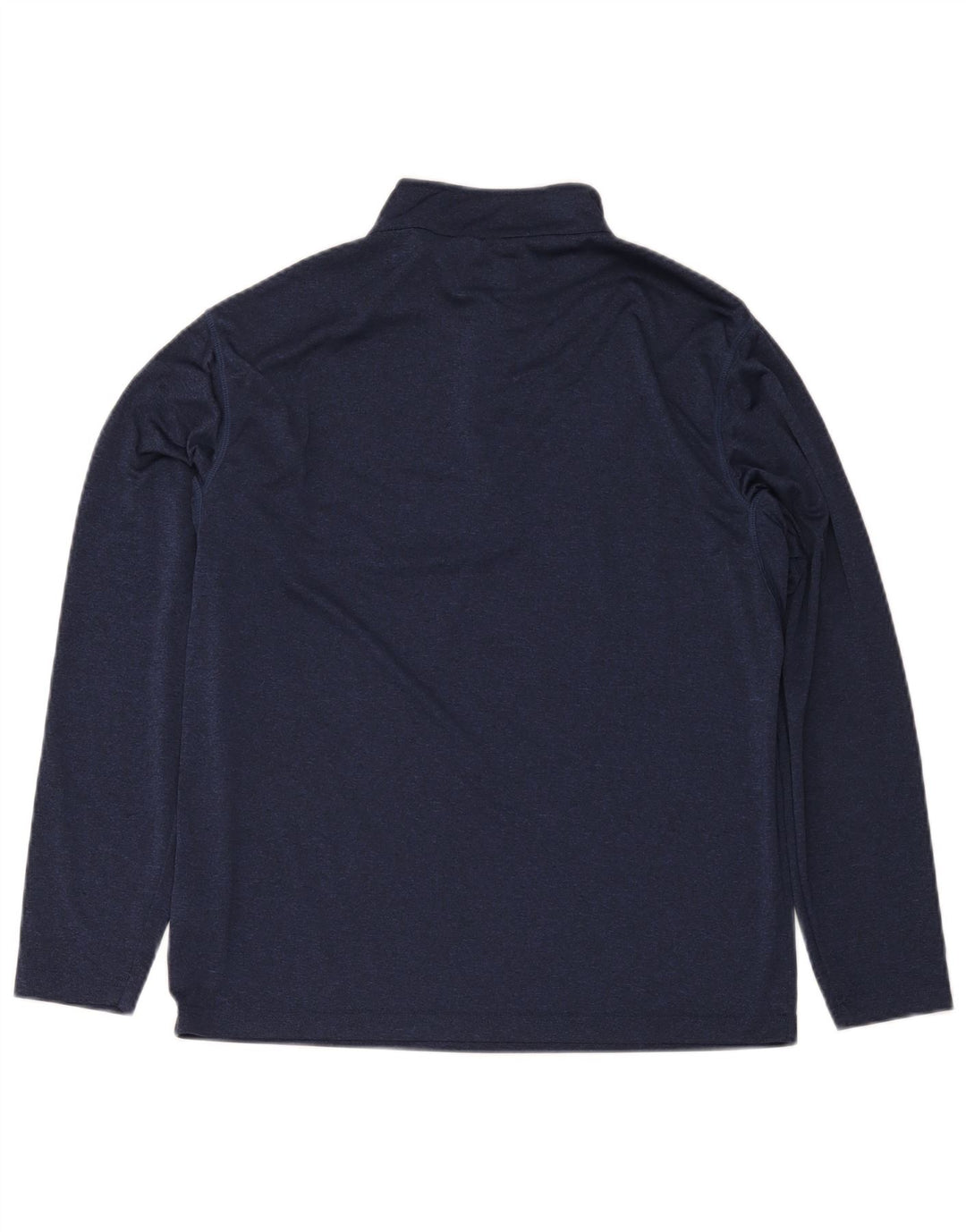 Calvin Klein Masculino Golf Zip Neck Pulôver Treino Top Grande Azul Marinho