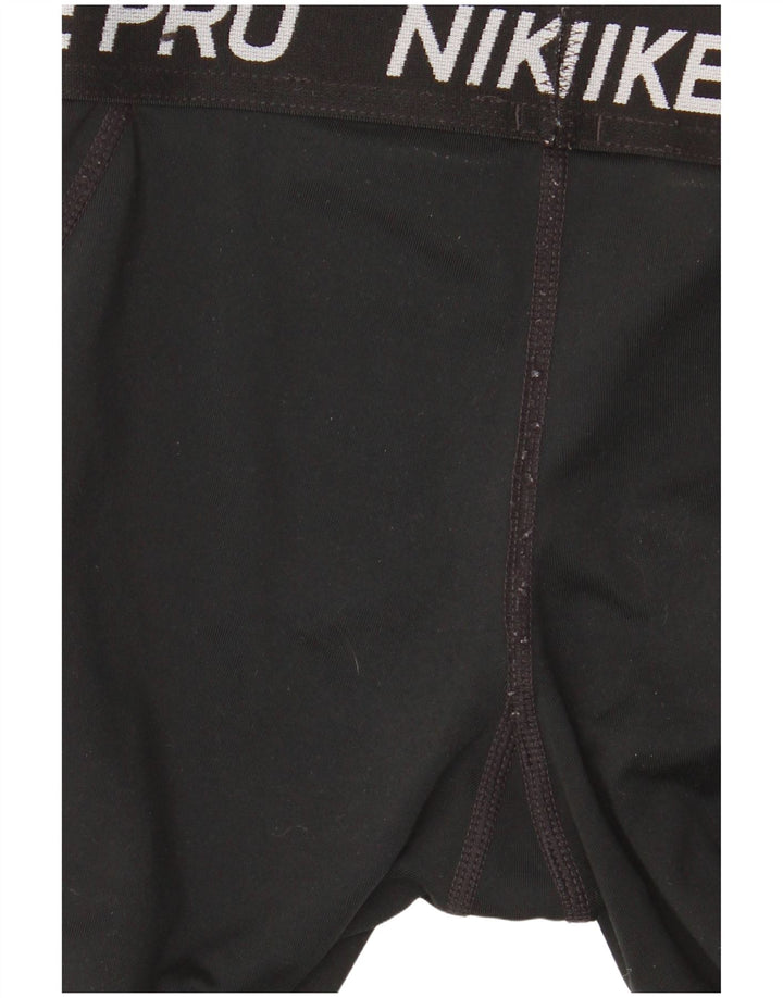 Leggings Nike Dri Fit Graphic para meninas 9-10 anos preto poliéster