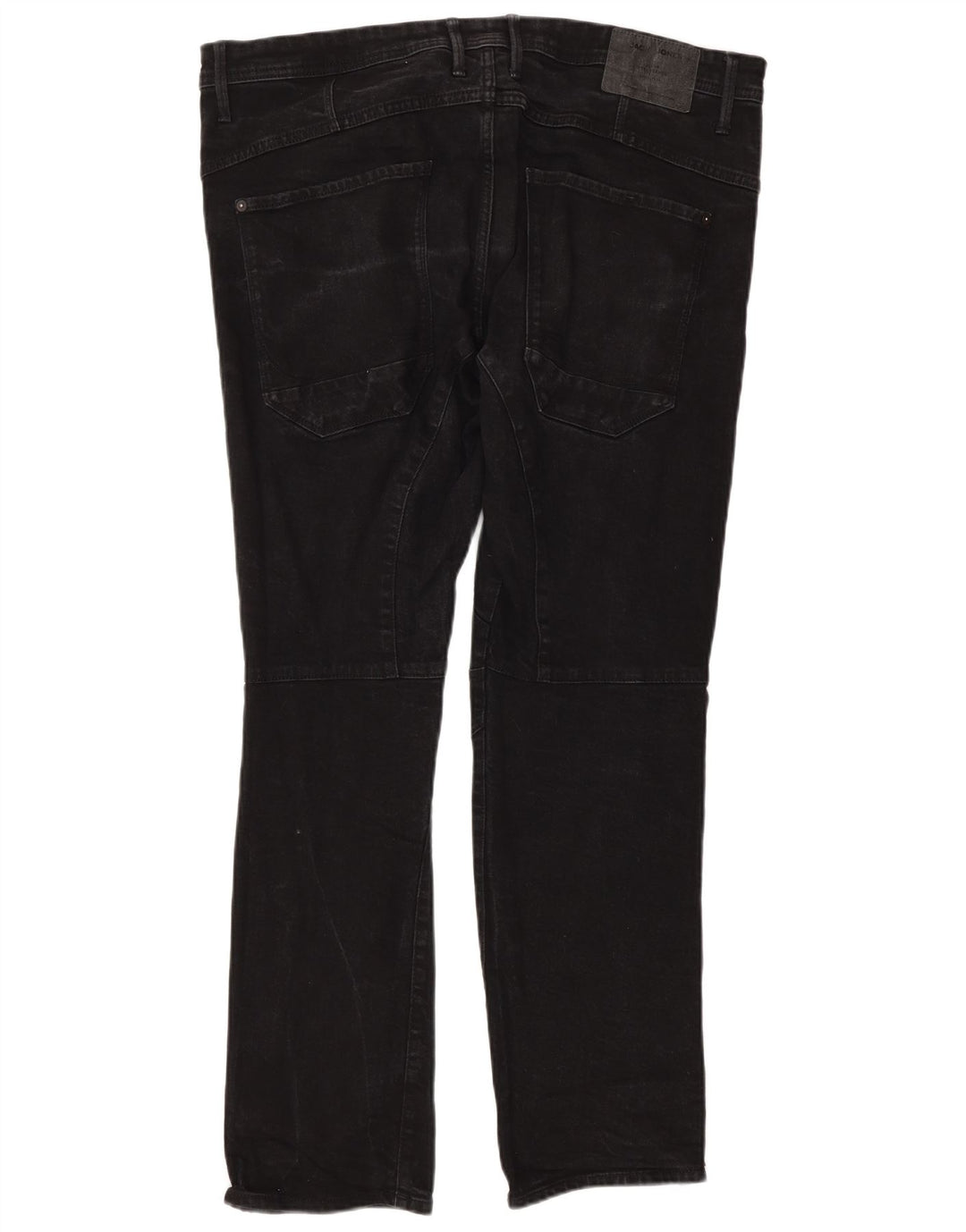 Jeans retos masculinos Jack & Jones W38 L32 algodão preto