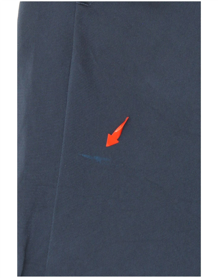 Calças de treino masculinas ADIDAS UK 36/38 pequenas azul marinho poliéster