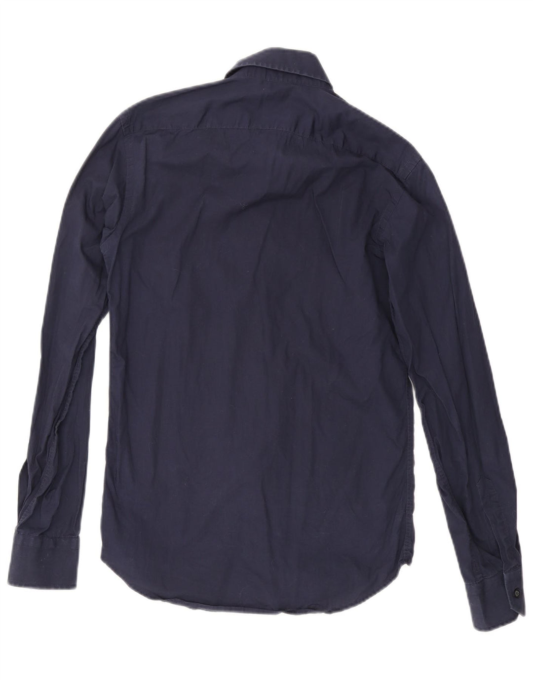 Camisa masculina Calvin Klein tamanho 38 15 algodão azul marinho médio