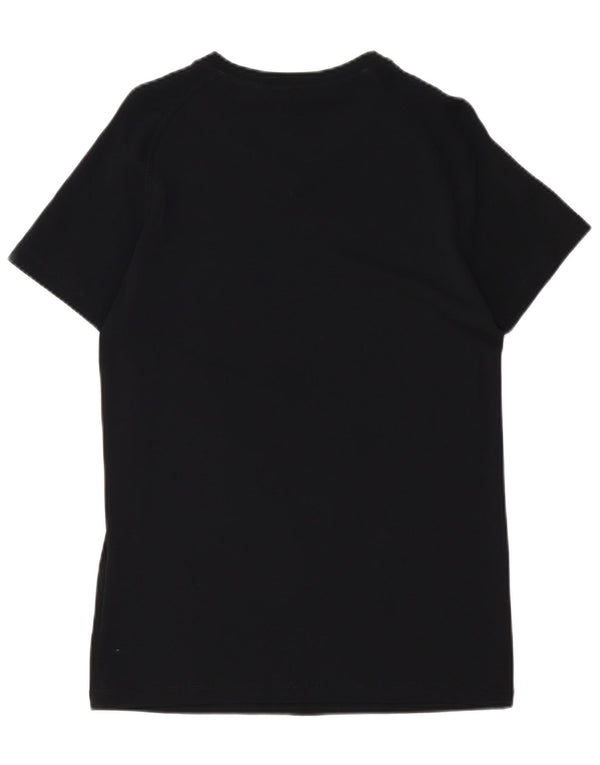 TRUSSARDI JEANS Mens T-Shirt Top Large Black Polyamide