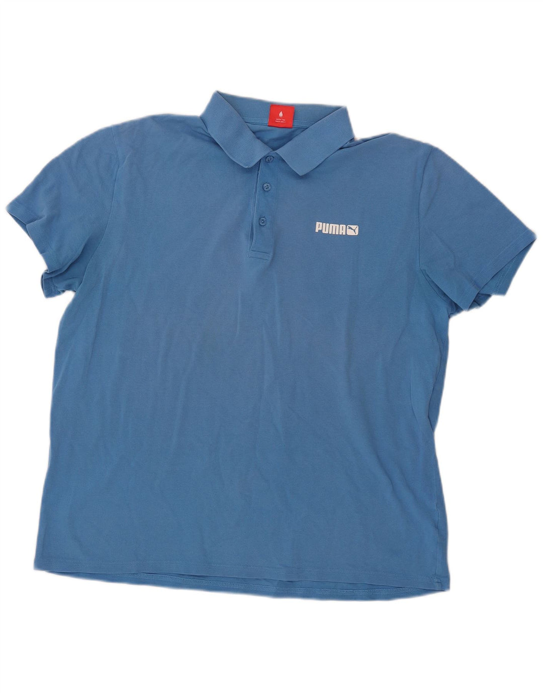 Camisa polo masculina PUMA XL azul algodão