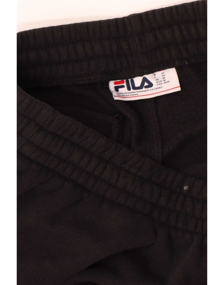 Fila Mens Calças de treino Joggers Médio Algodão Preto