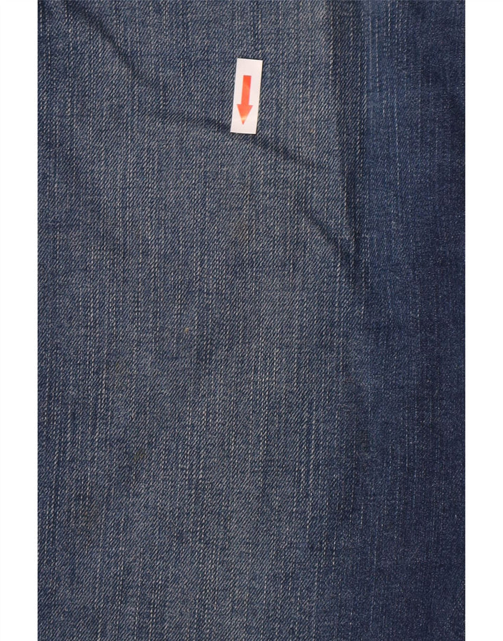Armani feminino bootcut jeans W31 L31 azul algodão